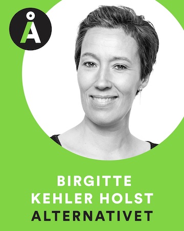 Billede af Birgittes valgplakat